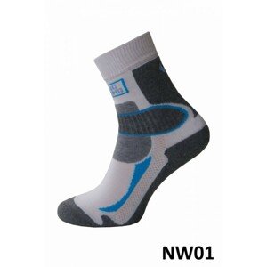 Sesto Senso Nordic Walking model 01 m Ponožky, 45-47, Bílo-šedá