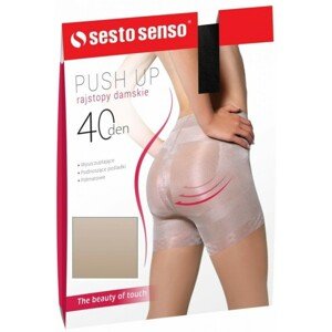 Sesto Senso Push Up 40 DEN Punčochové kalhoty, 3, Antilope