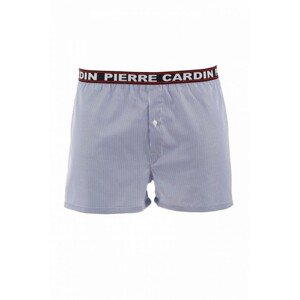 Pierre Cardin P3 tmavě modré pruhy Pánské šortký, XL, modrá/vzor