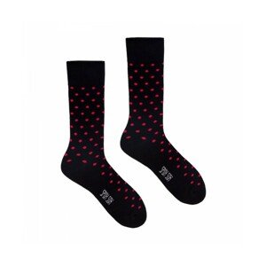 Spox Sox Red dots Ponožky, 40-43, Černo-červená