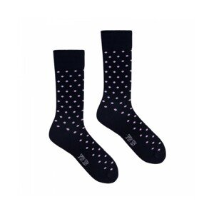 Spox Sox Purple dots Ponožky, 40-43, modro-fiolet