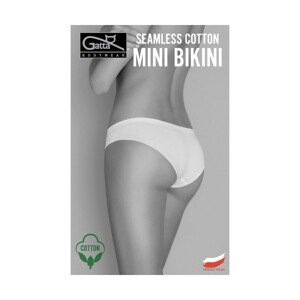Gatta Seamless Cotton Mini Bikini 41595 dámské kalhotky, M, black/černá