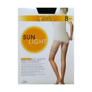 Omsa Sun Light 8 den punčochy, 4-L, beige naturel/odc.beżowego