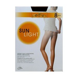 Omsa Sun Light 8 den punčochové kalhoty, 2-S, nero/černá