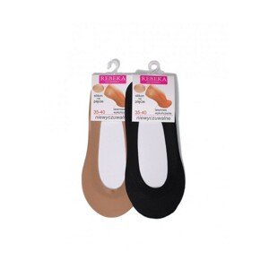 Rebeka 0708 Dámské ponožky, silikon, 40-42, béžová