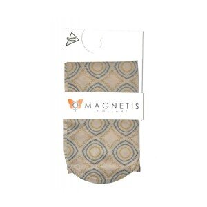 Magnetis lycra 20 den Vzorované dámské ponožky, UNI, béžová