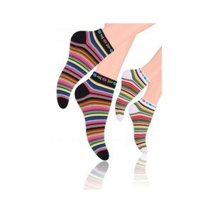 Steven Folk art.116 dámské kotníkové ponožky, 35-37, bílá