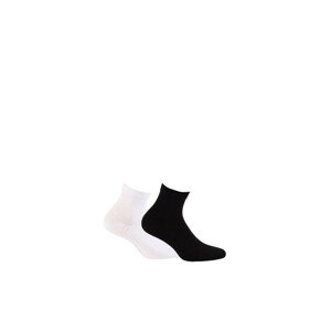 Wola W94.3N4 AG+ Pánské kotníkové ponožky, 39-41, black/černá
