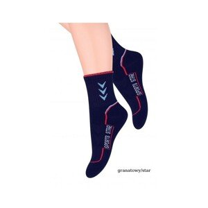 Steven Sportowe art.014 chlapecké ponožky, 26-28, modrá