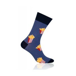 More Fastfood 079 Pánské ponožky, 43-46, světle modrá