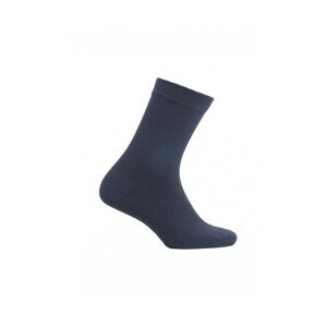Wola W3400 6-11 lat Jednobarevné ponožky, 27-29, navy