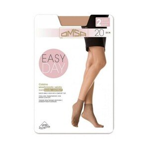Omsa Easy Day 20 den A'2 2-pack Dámské ponožky, UNI, caramello/odc.beżowego