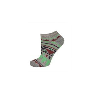Soxo 67561 dámské kotníkové ponožky, se vzorem, 35-40, fialová