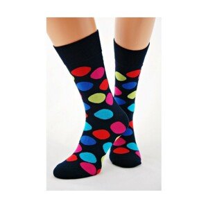 Regina Socks Bamboo 7141 pánské ponožky, 43-46, černá-žlutá