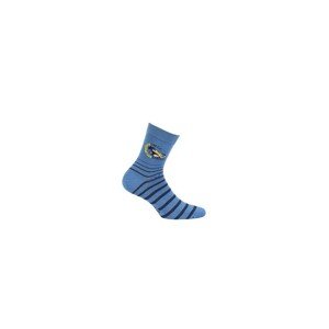 Wola W44.P01 11-15 lat Chlapecké ponožky vzorce, 33-35, blue
