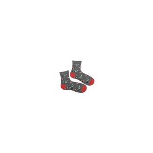 Gatta Cottoline vzorované G44.N01 11-15 let Chlapecké ponožky, 33-35, černá