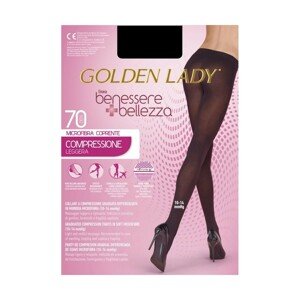 Golden Lady Benessere 70 den punčochové kalhoty, 4-L, nero/černá