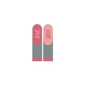 Soxo 3139 Dámské valentýnské ponožky s instrukcemi, 35-40, šedá