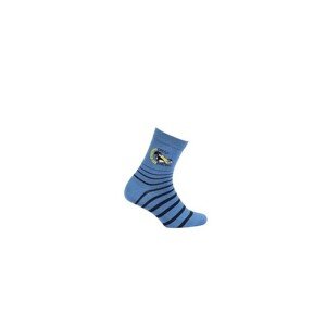 Wola W34.P01 6-11 Lat chlapecké ponožky, 30-32, navy b94