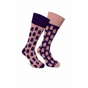 Sesto Senso Finest Cotton Duo Broučci Ponožky, 39-42, fialově-růžová