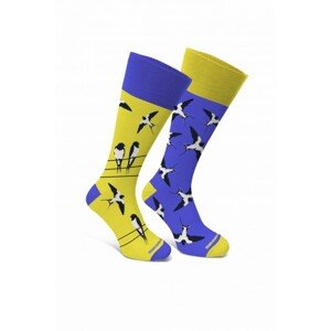 Sesto Senso Finest Cotton Duo Vlaštovky Ponožky, 39-42, žlutá/vzor