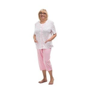 Martel Maria I 200 Dámské pyžamo plus size, 3XL, bílá-meruňka