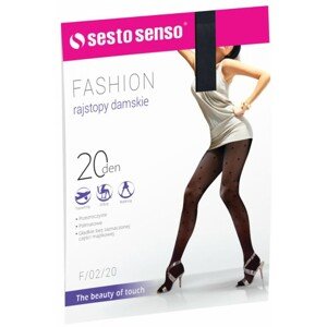 Sesto Senso Fashion 20 DEN F/02/20 Punčochové kalhoty, 4, černá