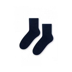 Steven art.022 hladké Chlapecké ponožky, 35-37, modrá