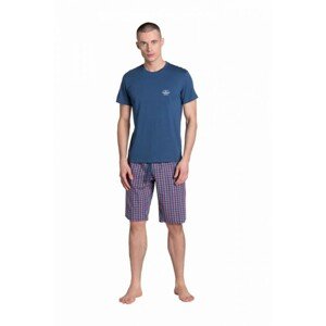 Henderson Zeroth 38364 tmavě modré Pánské pyžamo, XL, modrá