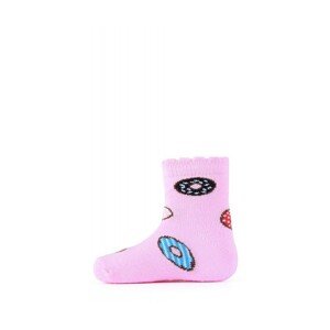 Be Snazzy SK-02 ABS Girl 12-23 Ponožky, 12-14, růžová