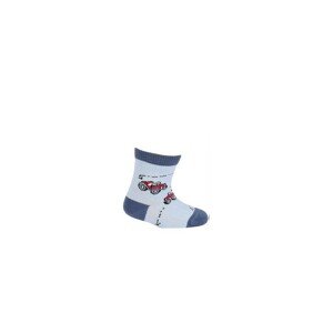 Gatta Cottoline vzorované G14.N01 0-2 let Chlapecké ponožky, 15-17, Ceylan
