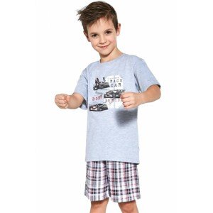 Cornette Kids Boy 789/97 Race Car 86-128 Chlapecké pyžamo, 110-116, melanž