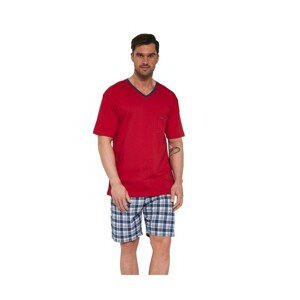 Cornette Tom 329/114 Pánské pyžamo, L, červená