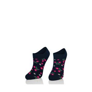 Intenso 013 Luxury Lady Dámské kotníkové ponožky, 38-40, grafitová melanž/lurex