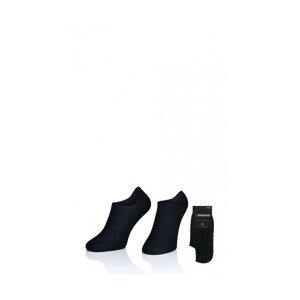 Intenso 006 Luxury Soft Cotton Pánské kotníkové ponožky, 44-46, modrá