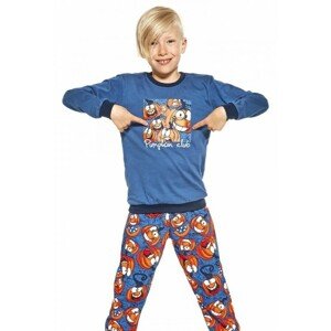 Cornette Kids Boy 976/123 Pumpkin Chlapecké pyžamo, 86-92, jeans