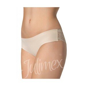 Julimex Tanga béžové Kalhotky, XL, béžová
