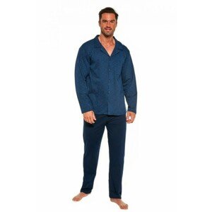 Cornette 114/51 244602 Pánské pyžamo plus size, 5XL, modrá