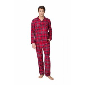 Aruelle Daren Long Pánské pyžamo, M, red/červená
