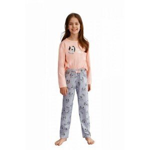 Taro Sarah 2616 Z'22 Dívčí pyžamo, 122, musztardowy-modrá
