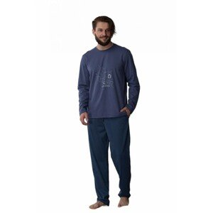 Key MNS 744 B21 Pánské pyžamo, XXL, jeans