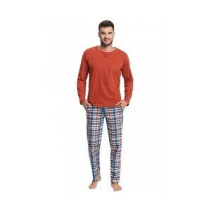 Luna 700 zrzavé Pánské pyžamo, 2XL, rudy