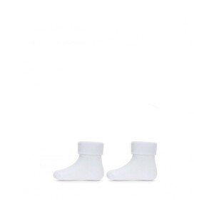 Be Snazzy SK-24 Organic Cotton Dětské ponožky, 6-9 měsíců, bílá