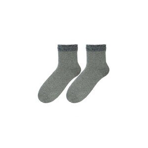 Bratex D-063 Lurex Dámské ponožky, 36-38, růžová melanž