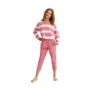 Taro Carla 2619 růžové Dívčí pyžamo, 146, růžová