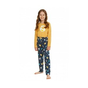 Taro Sarah 2615 žluté Dívčí pyžamo, 104, žlutá