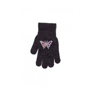 Rak R-182 s motýlem Dívčí rukavice, 15 cm, mix kolor