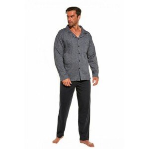 Cornette 114/49 387702 Pánské pyžamo plus size, 4XL, šedá
