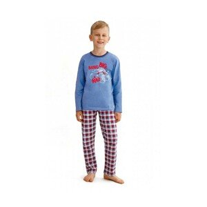 Taro Mario 2650 modré Chlapecké pyžamo, 92, modrá