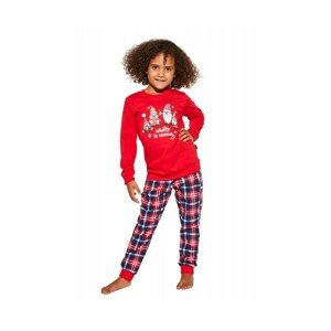 Cornette Gnomes 592/147 young  Dívčí pyžamo, 134/140, červená